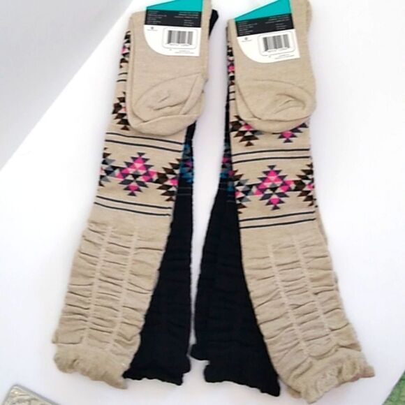 Scrunched Knee High Socks/Boot/Toppers - Picture 2 of 6